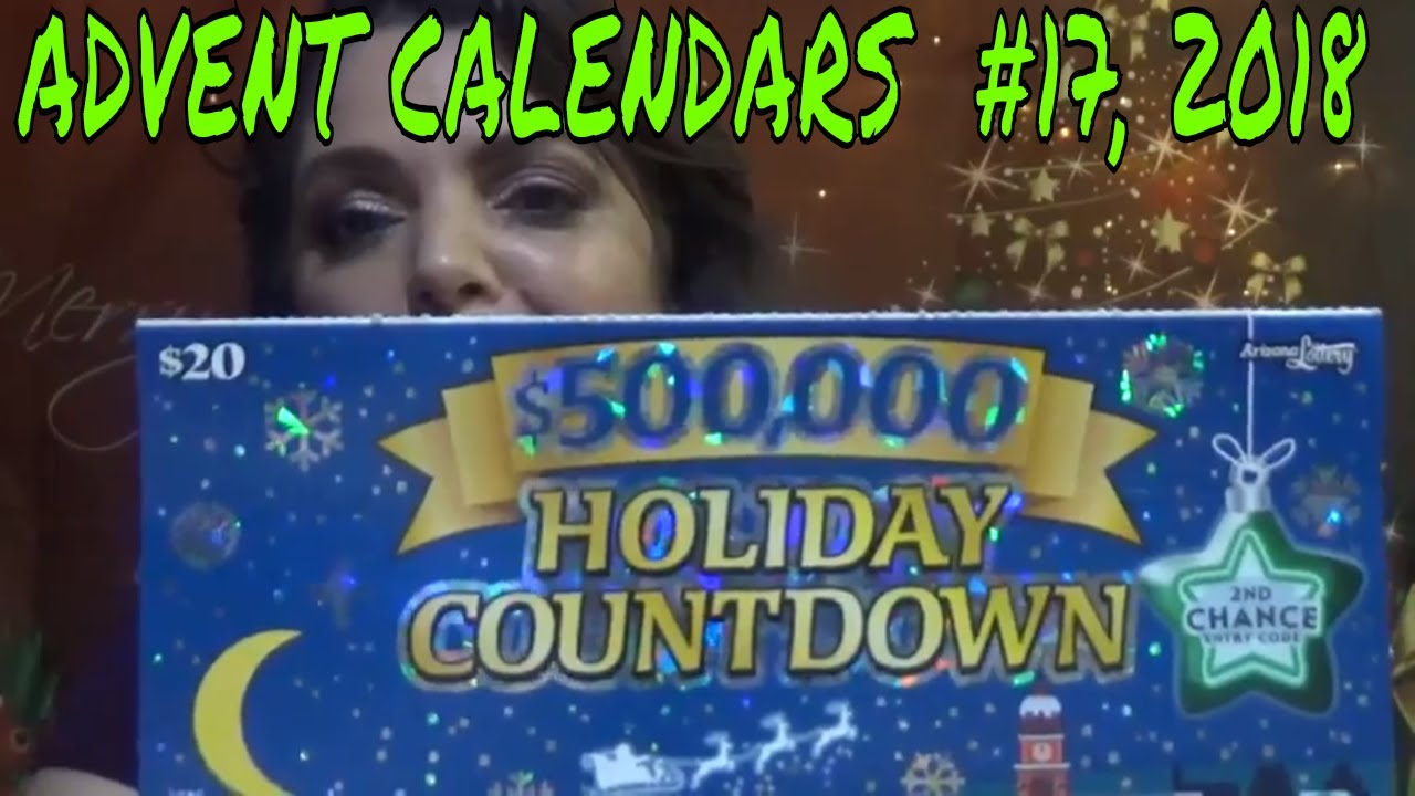 $500 000 HOLIDAY COUNTDOWN ADVENT CALENDARS, 2018