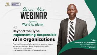 Free Webinar  "Beyond the Hype: Implementing Responsible AI in Organizations"