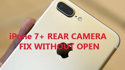 iPhone 7 Plus Rear Camera Not Working ! Blank Camera Fix iPhone