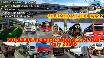 New Gujarat Traffic 🚦 Mod OBB V3.7.1।। Gujarat Traffic Mod update obb V3.7.1 ।। Bussid 🚌 mod V3.7.1