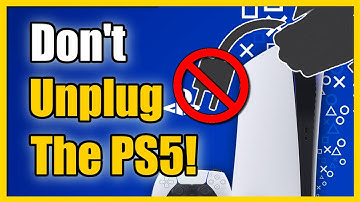 What Happens when you Unplug your PS5 when your not suppose to! (Warning! Don