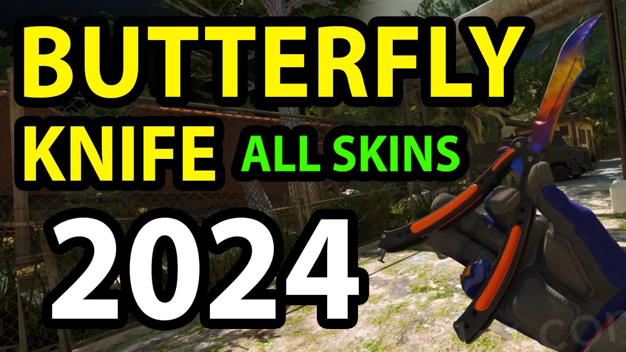 BUTTERFLY KNIFE - All Skins (CS2) - YouTube