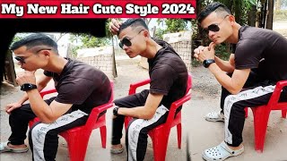 My New Hair Cute Style 2024 Ronaldo Hair Cute Style Mini Vlog
