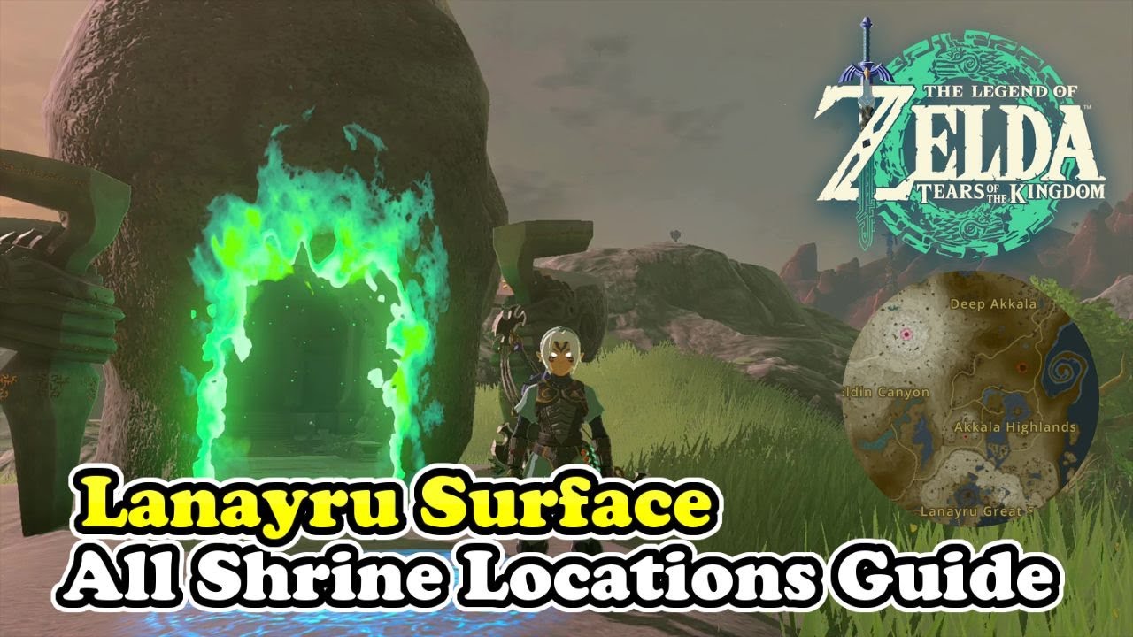 Lanayru Surface All Shrine Locations Guide Zelda Tears of the Kingdom