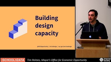 NYC SCHOOL OF DATA 2018 - 18 NYC Service Design Studio