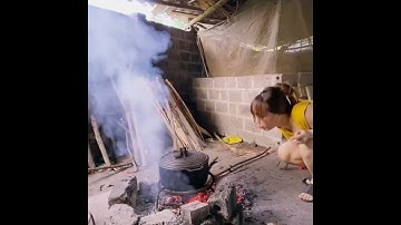 Nấu Cơm Nồi Gang Bếp Củi - Gái Xứ Trà Official - Khánh Huyền