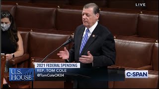 Rep. Cole: "We must pass appropriations bills that reflect the Bipartisan Budget Act"