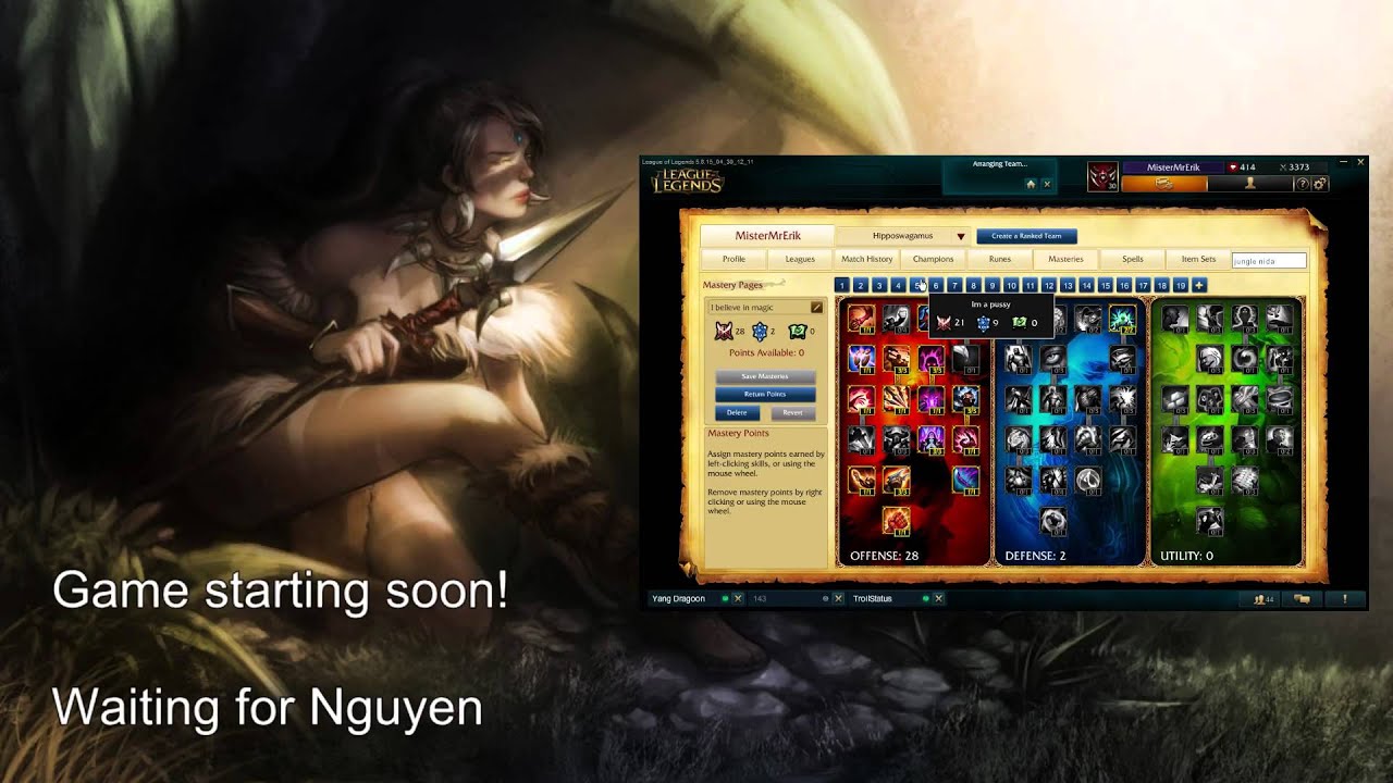 Runes and Masteries (Patch 5.8)