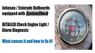 Johnson 200 Hp Check Engine Alarm Cause and Fix