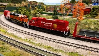 The Best Model Railroad layout in HO scale in Orlando  Central Florida Railroad Modelers 4K UHD