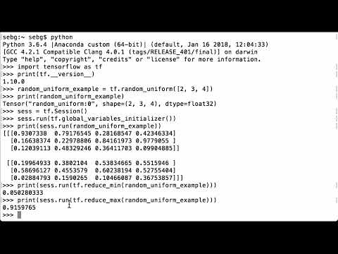 Create TensorFlow Tensor With Random Uniform Distribution - TensorFlow tutorial