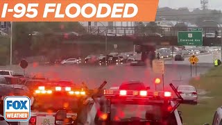 Flash Flooding In Providence Brings I-95 To A Standstill