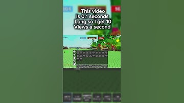 This video is 0.1 seconds long so I get 10 views per second😂🫵#yt #shorts #viral #roblox