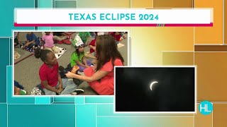 Texas Eclipse 2024 | KPRC 2 Meteorologist Brittany Begley found the joy of being inside during t...