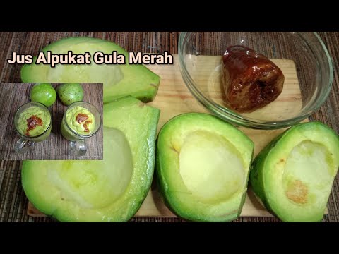 Cara Membuat Jus Alpukat Gula Merah