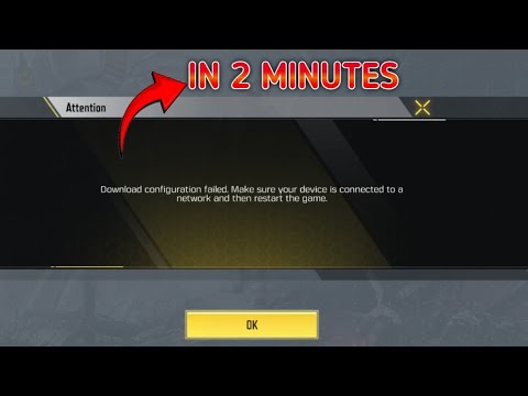 How to Solve Download Configuration Failed Problem in Call of Duty Mobile #Codm