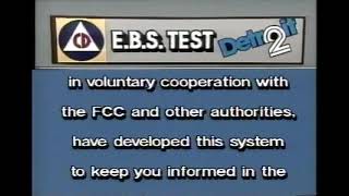 Emergency Broadcast System (EBS) Test on WJBK-TV, 1987