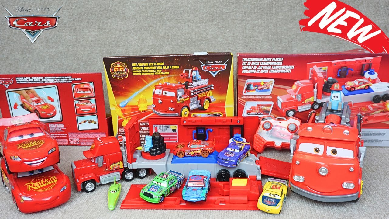 Disney Pixar Cars Experience ASMR UNBOXING 🚗📦  Mack Truck Transporting Lightning McQueen Playset