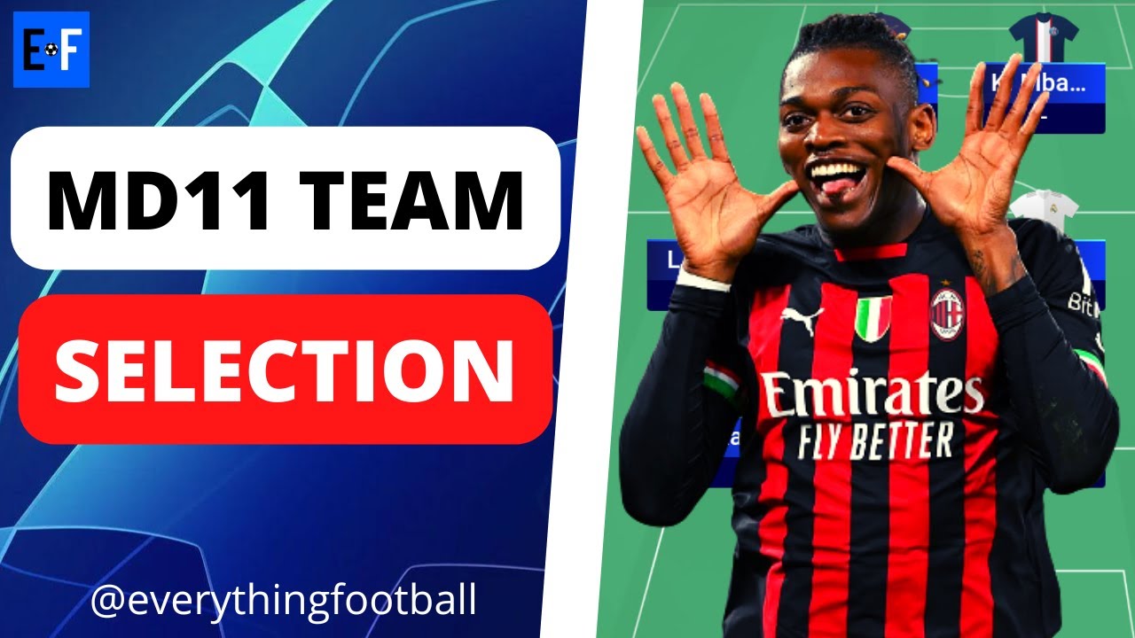 MATCHDAY 11 TEAM SELECTION | Champions League Fantasy Football 2022/2023