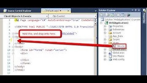 Adding CSS Template to ASP.NET Master Page