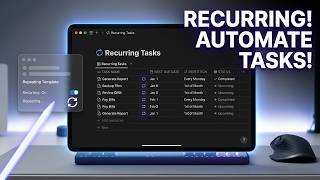 How To Create a Recurring Task Database in Notion (Quick and Easy)
