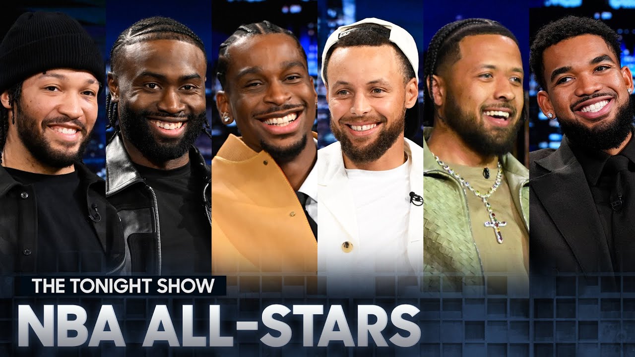 2026 NBA All-Stars: Stephen Curry, Shai Gilgeous-Alexander, Jalen Brunson and More | Tonight Show