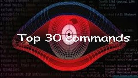 ★ Scanning with nmap - Top 30 commands you should know