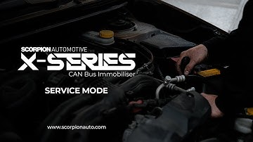 Scorpion Automotive X-Series - CAN Bus Immobiliser - Service Mode