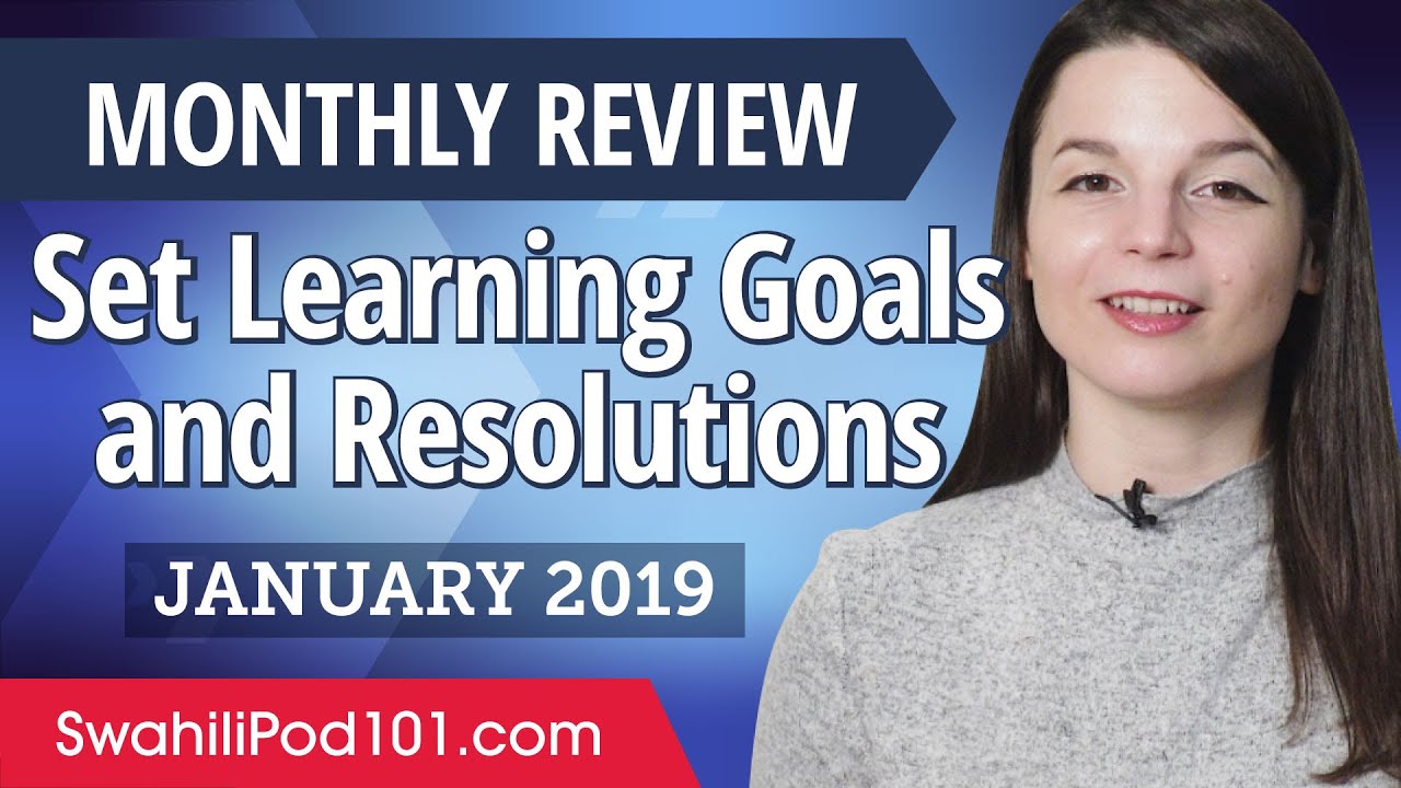 ⁣How to set achievable Swahili goals and resolutions? | Swahili January Review
