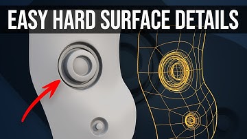 Hard Surface Detailing Made Easy : Blender Tutorial