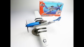 AIRFIX D-Day P-51D Mustang quick build Unboxing , Speed build ,air fix airplane / aircraft kit
