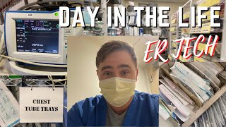 DAY IN MY LIFE ER TECH \ EMERGENCY ROOM TECHNICIAN + DAILY VLOG