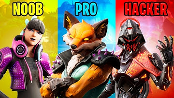 NOOB VS PRO VS HACKER - FORTNITE CHAPTER 2