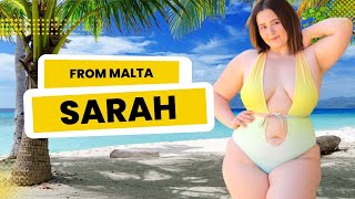 Facts Of Glamorous And Curvy Maltese Sarah Biography | Plus Size Model Y Estrella De Instagram