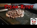Easy Weeknight Meal - Steak Bites - Blackstone Griddle Recipe