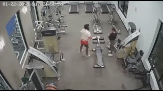 Girl Survives Gym Dude (host K-von explains)