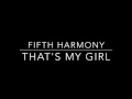 Fifth Harmony That's My Girl Empty Arena