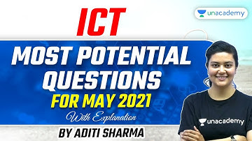 03:00 PM - Target JRF 2021 | ICT Brahmastra | 100+ MCQs Series for May 2021 Exam | by Aditi Sharma