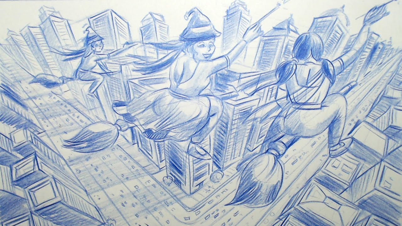 NATA Drawing - NATA Old Question & Answer - Birds Eye View