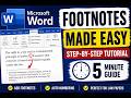How to Insert Footnotes in Microsoft Word (Complete Step-by-Step Tutorial)
