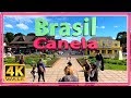 【4K】WALK Urban hiking Canela Rio Grande do Sul RS Brasil walking tour in serra gaucha região sul