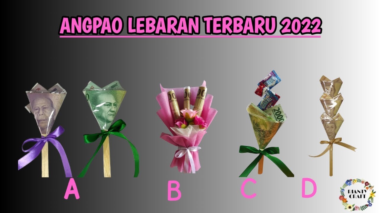 4 EID GIFT UNIQUE // 4 Ide kreatif angpao lebaran terbaru 2022 // Ide ...