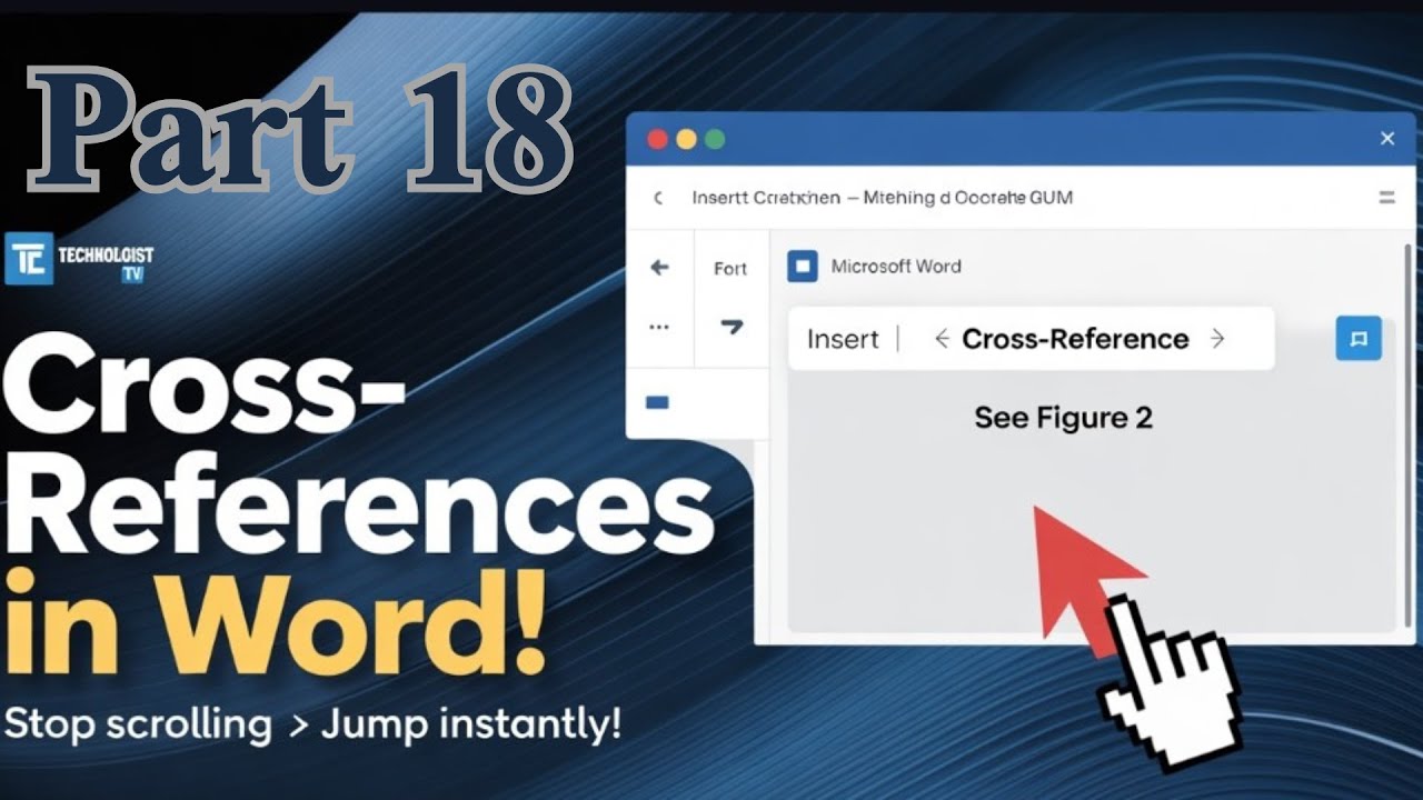 How to Use Cross-References in Microsoft Word - YouTube