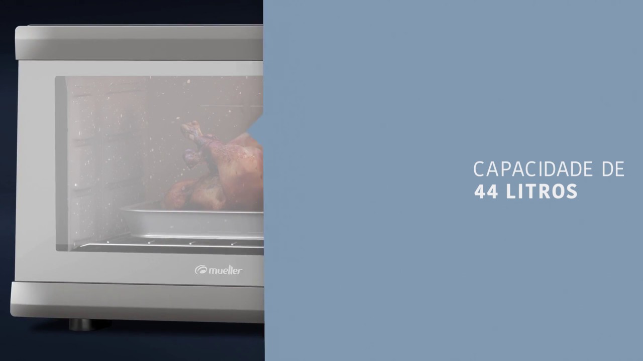 Horno Elétrico Sonetto Inox 44 litros ELDOM - Mueller - YouTube