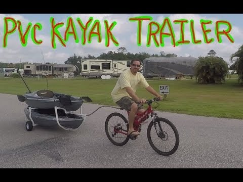 PVC Kayak Trailer DIY 