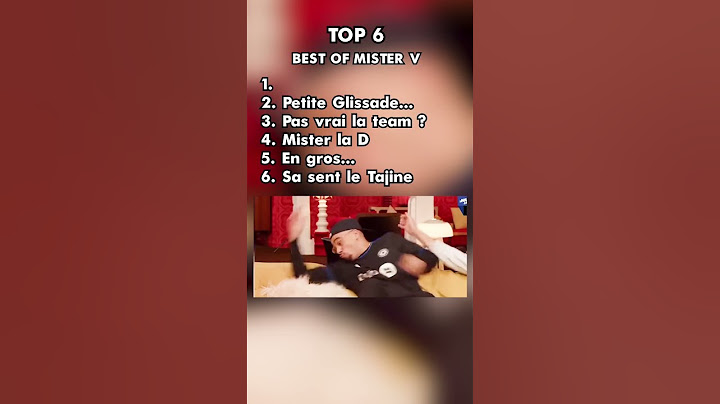 Top 6 • BEST OF MISTER V #humour #drole #rap