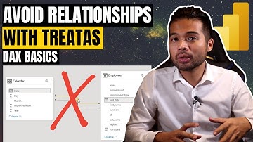 Avoid relationships using TREATAS DAX function // Beginners Guide to Power BI in 2021