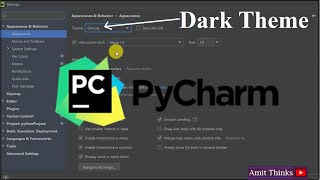 How to Set Dark Theme on PyCharm IDE | 2021
