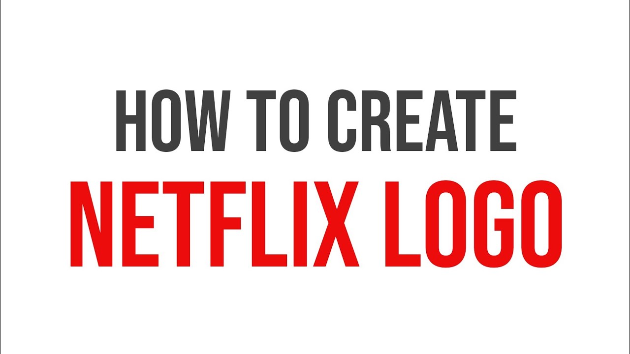 Easily Create Netflix Logo in Photoshop | Logo design tutorial | Photoshop tutorial | H GraphicsPro