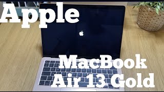 Apple MacBook Air 13 Inch Gold 2020 unboxing and setup